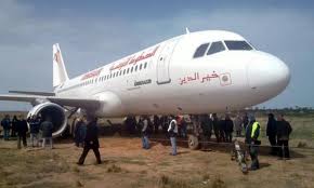 Tunisie : un avion Tunisair est sorti de la piste 