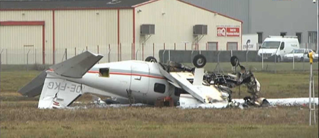 Le crash d’un avion de tourisme en Belgique 